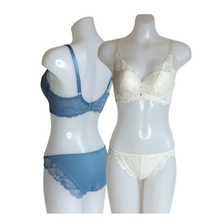 モノトーンレーシーカシュクールブラショーツセット | 神戸発ランジェリーショップ bon-KOBE  | 詳細画像10 