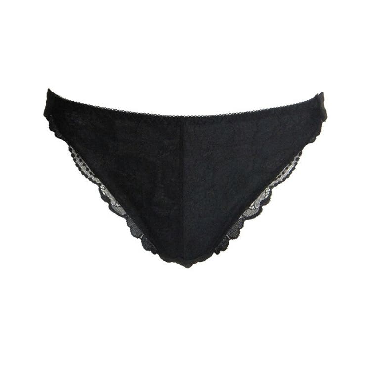 モノトーンレーシーカシュクールTバックショーツ | 神戸発ランジェリーショップ bon-KOBE  | 詳細画像2 