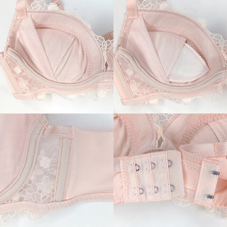 チュールヴェール＆プチフラワーレースブラショーツセット | 神戸発ランジェリーショップ bon-KOBE  | 詳細画像7 