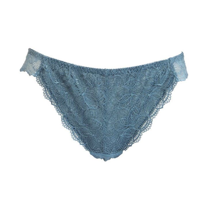 ロイヤルブルー | モノトーンカシュクールTバックショーツ | 神戸発ランジェリーショップ bon-KOBE 