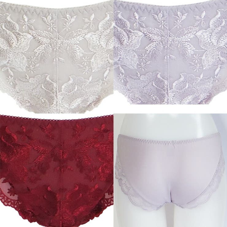 大きいサイズのモノトーンカシュクールブラショーツセット | 神戸発ランジェリーショップ bon-KOBE  | 詳細画像8 