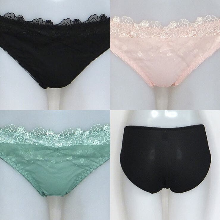 大きいサイズのチュールヴェール＆プチフラワー レースブラショーツセット | 神戸発ランジェリーショップ bon-KOBE  | 詳細画像8 