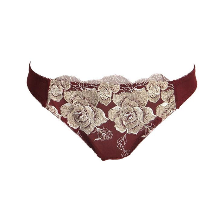 大輪のバラ柄レースTバックショーツ | 神戸発ランジェリーショップ bon-KOBE  | 詳細画像4 