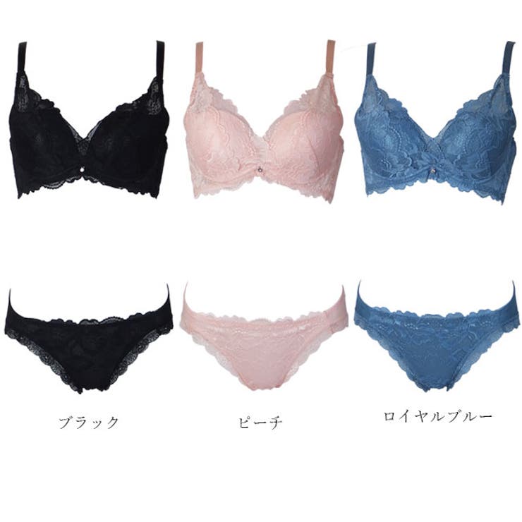 ブラショーセット 脇スッキリバストメイクブラ モノトーンレーシーカシュクール | 神戸発ランジェリーショップ bon-KOBE  | 詳細画像12 