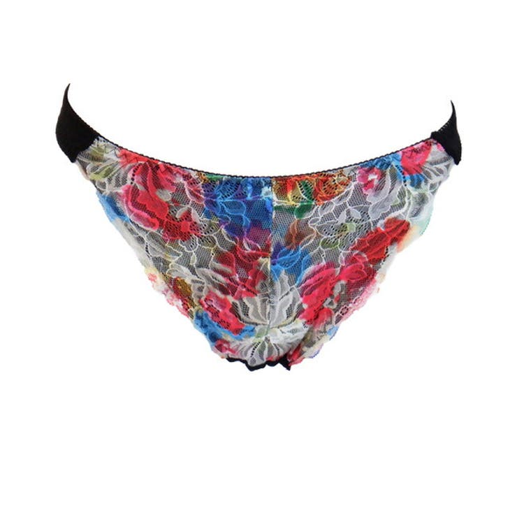 Tバックショーツ 脇高ノンワイヤーブラ「とろRich」 花柄プリント シリーズ | 神戸発ランジェリーショップ bon-KOBE  | 詳細画像2 