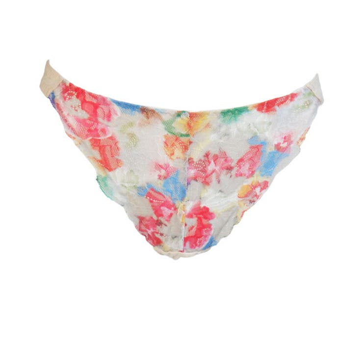 Tバックショーツ 脇高ノンワイヤーブラ「とろRich」 花柄プリント シリーズ | 神戸発ランジェリーショップ bon-KOBE  | 詳細画像3 