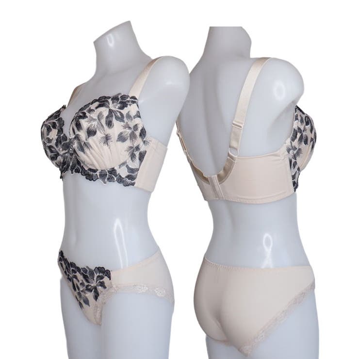 【bon】大きいサイズの美胸 脇寄せ バストメイクブラ＆ショーツセット | 神戸発ランジェリーショップ bon-KOBE  | 詳細画像5 