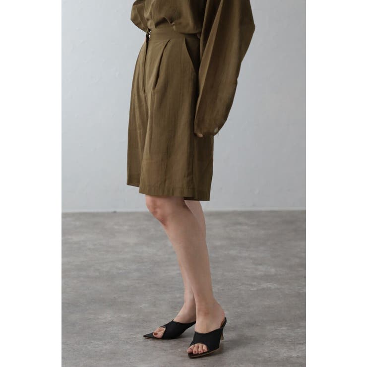 [SET]シアークルーネックプルオーバーブラウス×タックショーツ 11 0040… | BONJOUR SAGAN | 詳細画像10 