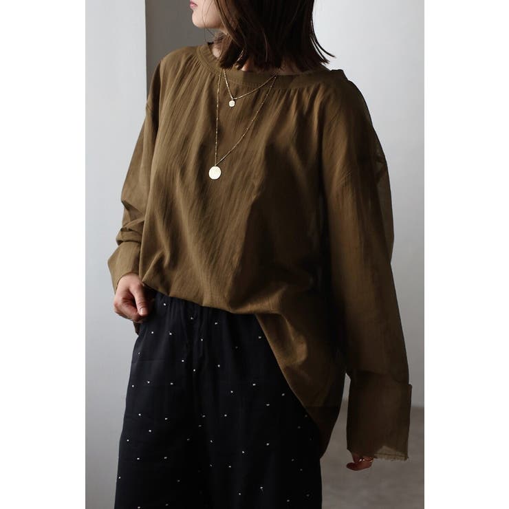 [SET]シアークルーネックプルオーバーブラウス×タックショーツ 11 0040… | BONJOUR SAGAN | 詳細画像20 