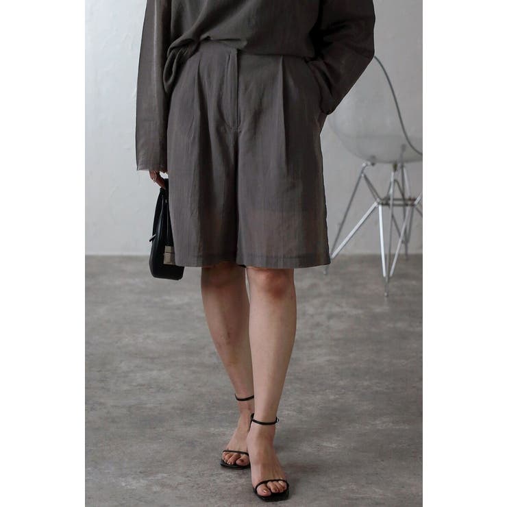 [SET]シアークルーネックプルオーバーブラウス×タックショーツ 11 0040… | BONJOUR SAGAN | 詳細画像27 