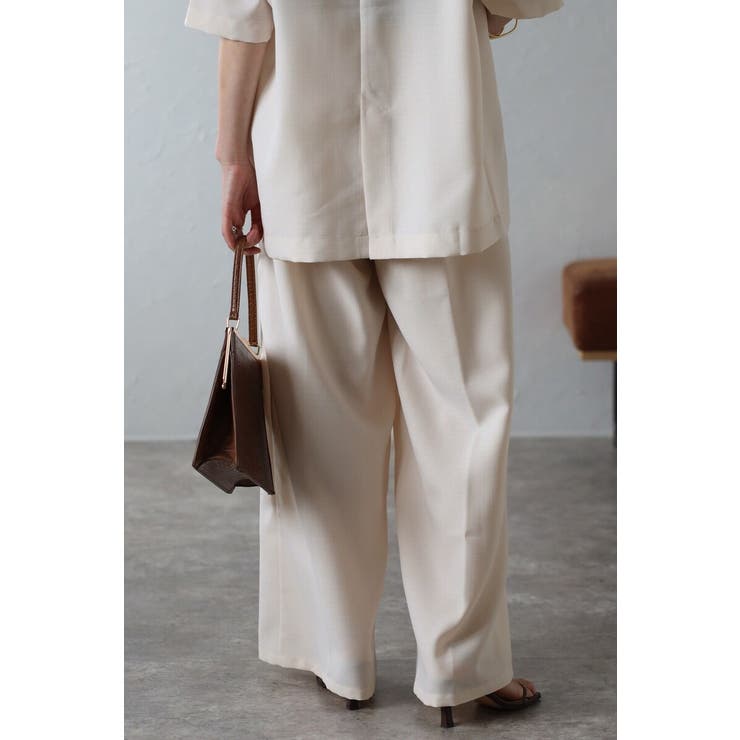 [SET]サマーツイードハーフスリーブジャケット×タックワイドパンツ 11 00… | BONJOUR SAGAN | 詳細画像10 