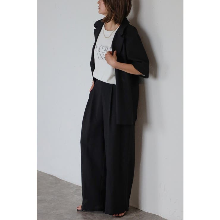 [SET]サマーツイードハーフスリーブジャケット×タックワイドパンツ 11 00… | BONJOUR SAGAN | 詳細画像18 