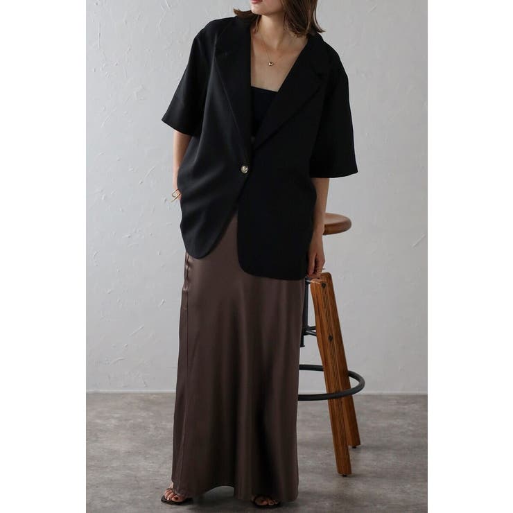 [SET]サマーツイードハーフスリーブジャケット×タックワイドパンツ 11 00… | BONJOUR SAGAN | 詳細画像24 