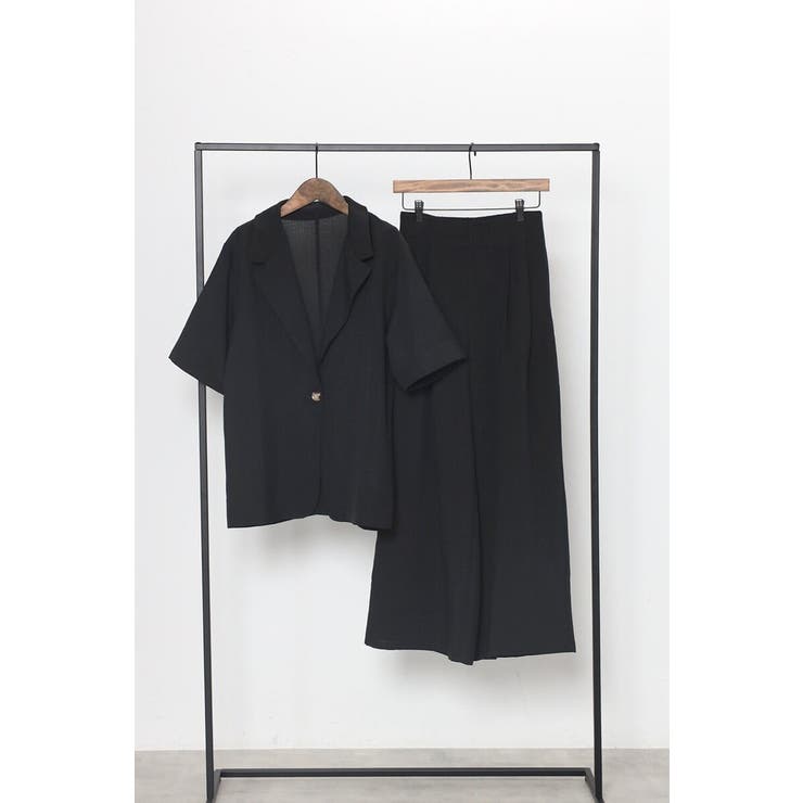 [SET]サマーツイードハーフスリーブジャケット×タックワイドパンツ 11 00… | BONJOUR SAGAN | 詳細画像26 