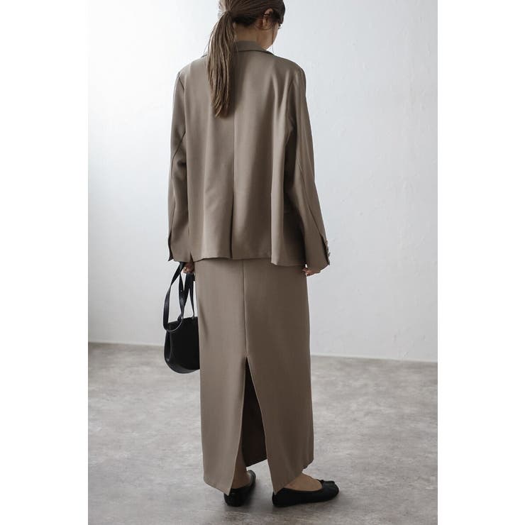 ゴールド釦テーラードジャケット×バックスリットIラインスカート 11 004369 | BONJOUR SAGAN | 詳細画像9 