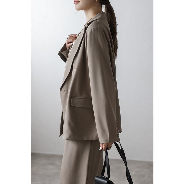 ゴールド釦テーラードジャケット×バックスリットIラインスカート 11 004369 | BONJOUR SAGAN | 詳細画像11 