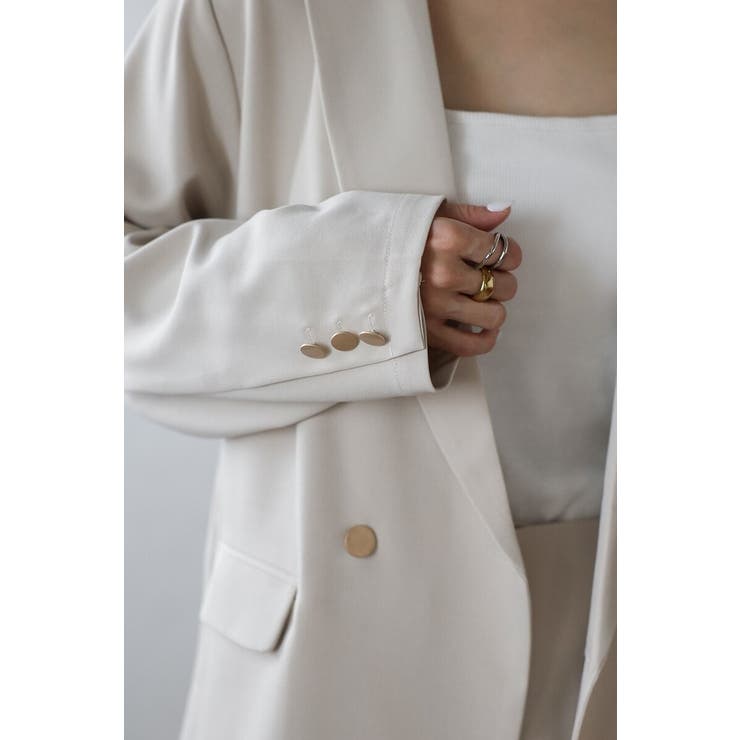 ゴールド釦テーラードジャケット×バックスリットIラインスカート 11 004369 | BONJOUR SAGAN | 詳細画像46 