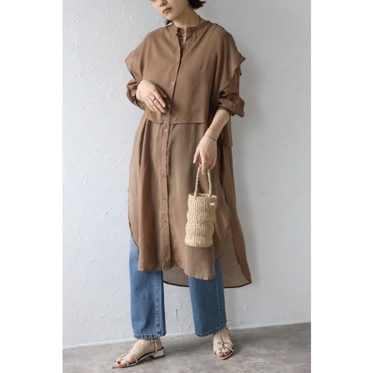 ワンピース シャツワンピース 長袖 | BONJOUR SAGAN | 詳細画像51 