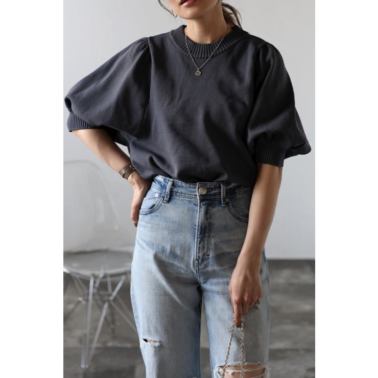 パフスリーブニットトップス | BONJOUR SAGAN | 詳細画像32 