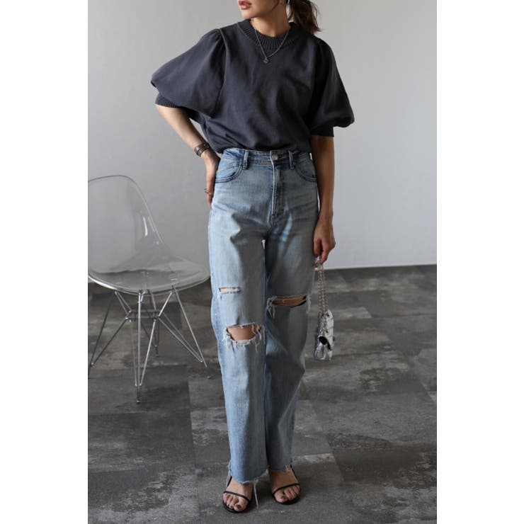 パフスリーブニットトップス | BONJOUR SAGAN | 詳細画像33 