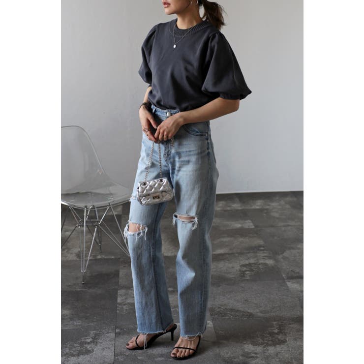 パフスリーブニットトップス | BONJOUR SAGAN | 詳細画像35 