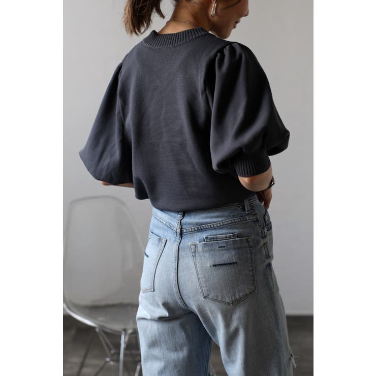 パフスリーブニットトップス | BONJOUR SAGAN | 詳細画像36 