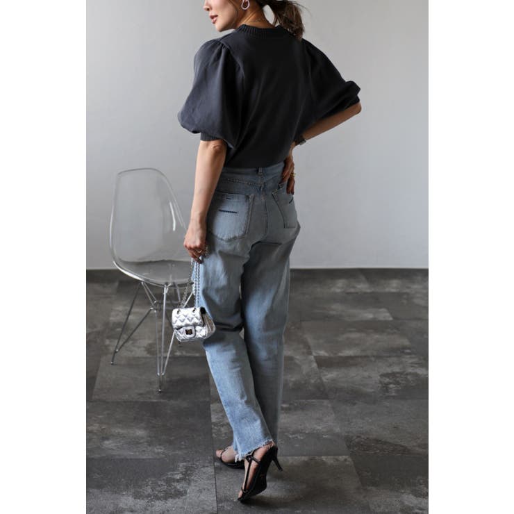 パフスリーブニットトップス | BONJOUR SAGAN | 詳細画像37 