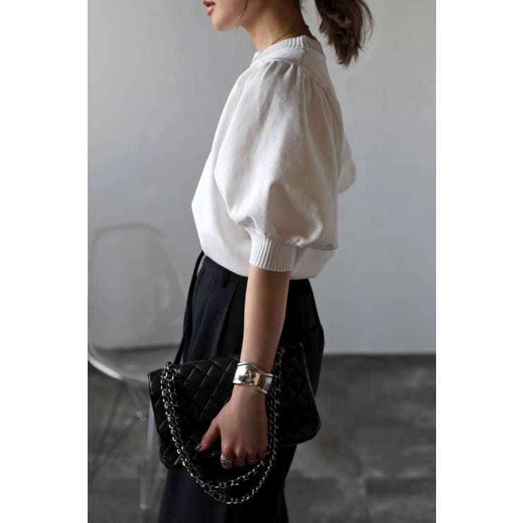 パフスリーブニットトップス | BONJOUR SAGAN | 詳細画像9 