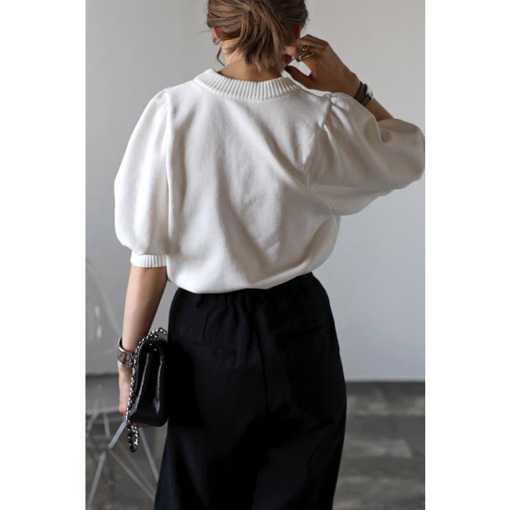 パフスリーブニットトップス | BONJOUR SAGAN | 詳細画像11 