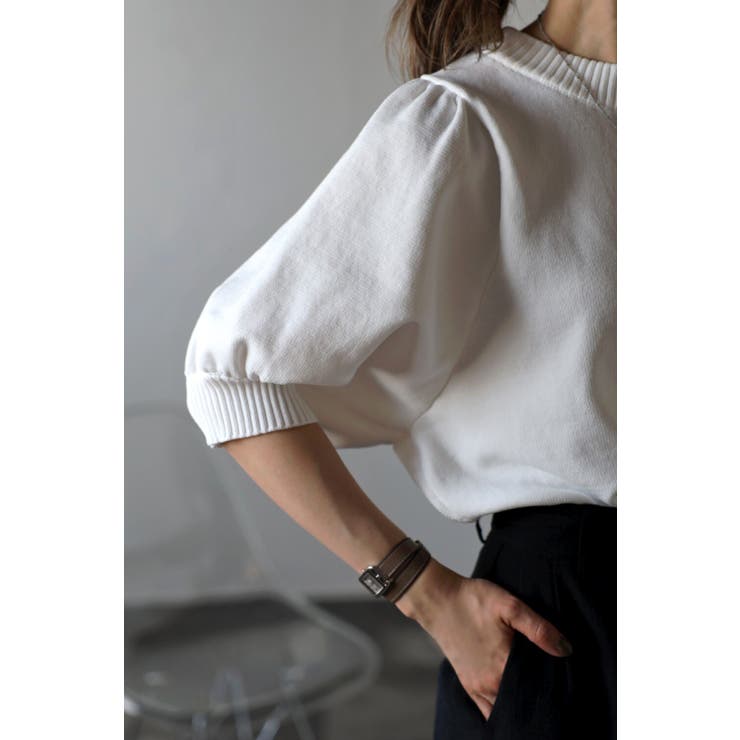 パフスリーブニットトップス | BONJOUR SAGAN | 詳細画像14 