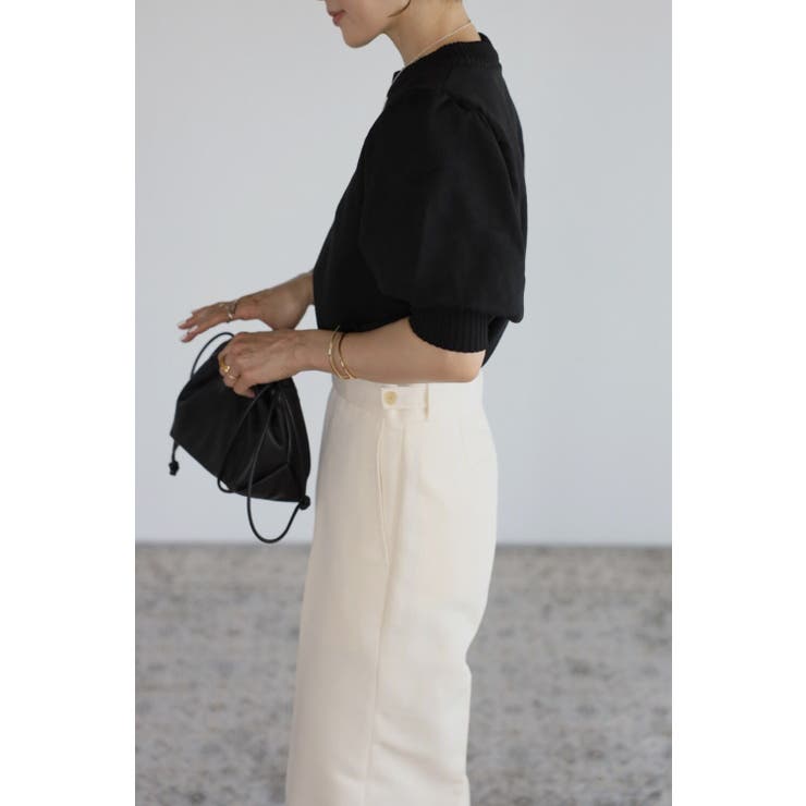 パフスリーブニットトップス | BONJOUR SAGAN | 詳細画像17 