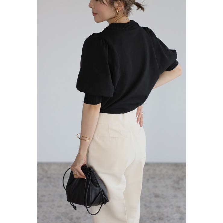 パフスリーブニットトップス | BONJOUR SAGAN | 詳細画像19 