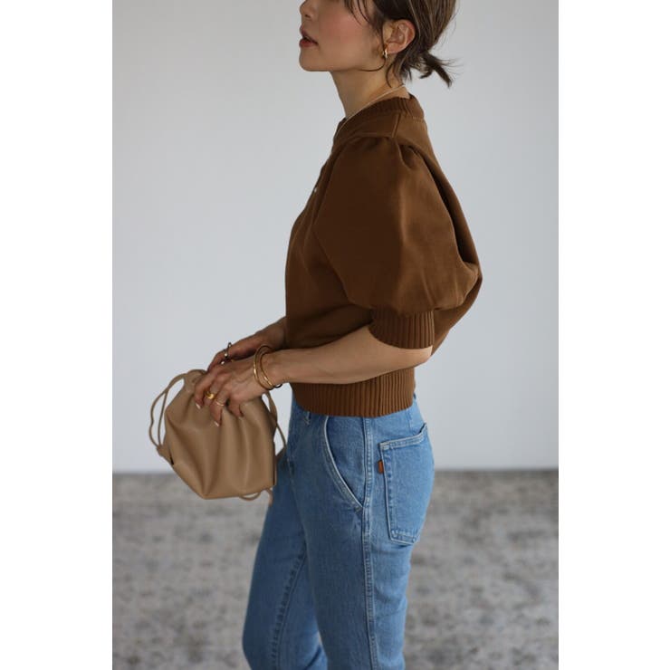 パフスリーブニットトップス | BONJOUR SAGAN | 詳細画像25 