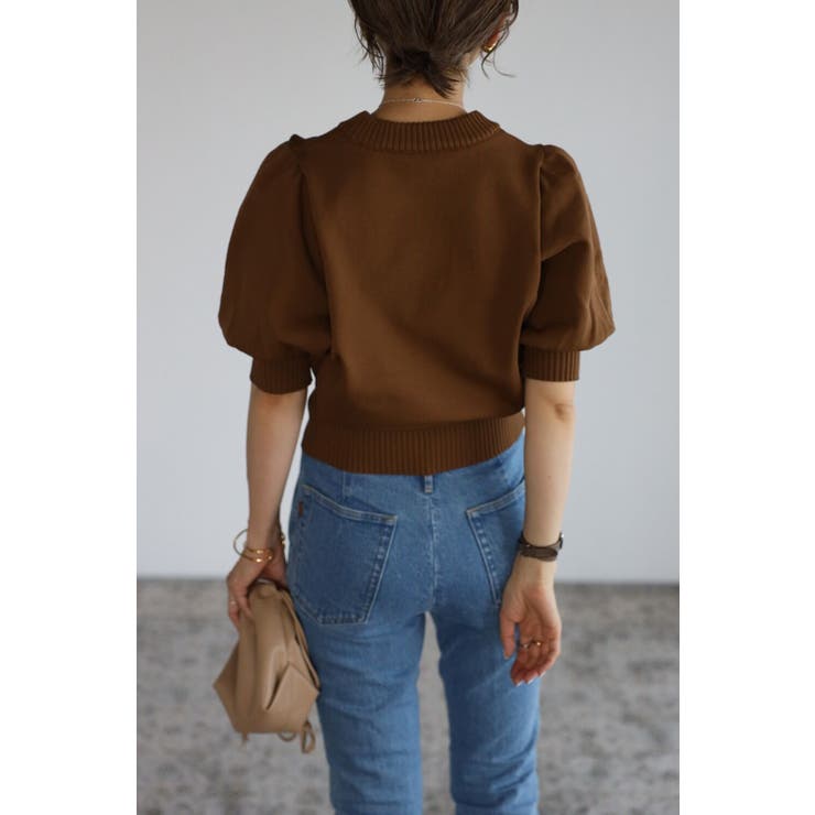 パフスリーブニットトップス | BONJOUR SAGAN | 詳細画像29 