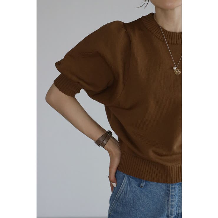 パフスリーブニットトップス | BONJOUR SAGAN | 詳細画像31 