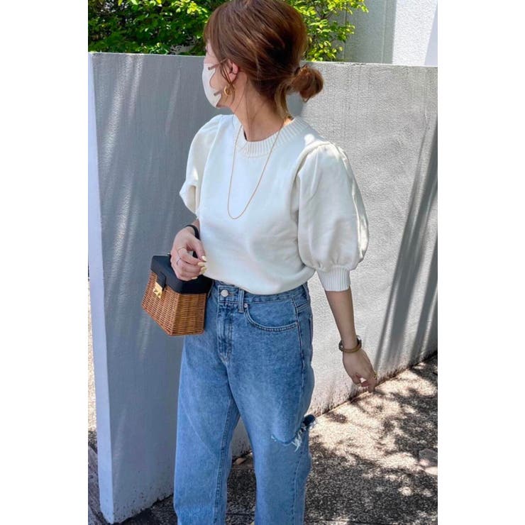 パフスリーブニットトップス | BONJOUR SAGAN | 詳細画像47 