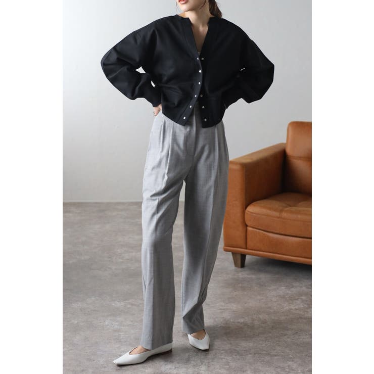 アップサイクルキーネックスナップカーディガン | BONJOUR SAGAN | 詳細画像7 