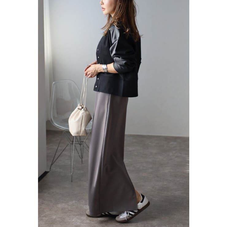 アップサイクルキーネックスナップカーディガン | BONJOUR SAGAN | 詳細画像5 