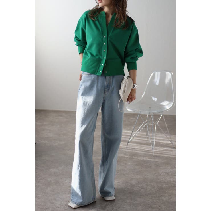 アップサイクルキーネックスナップカーディガン | BONJOUR SAGAN | 詳細画像26 