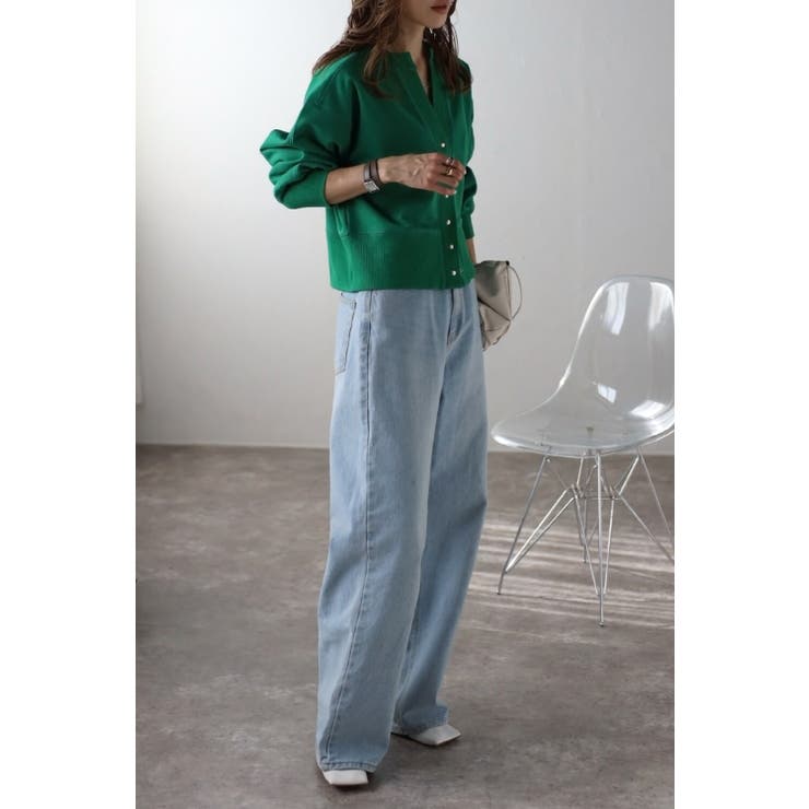 アップサイクルキーネックスナップカーディガン | BONJOUR SAGAN | 詳細画像28 