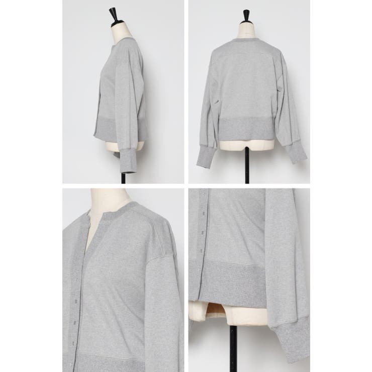 アップサイクルキーネックスナップカーディガン | BONJOUR SAGAN | 詳細画像32 