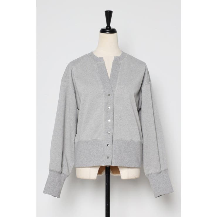 アップサイクルキーネックスナップカーディガン | BONJOUR SAGAN | 詳細画像33 