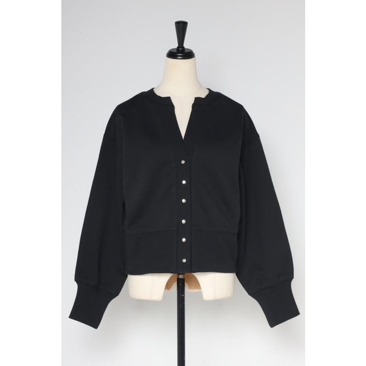 アップサイクルキーネックスナップカーディガン | BONJOUR SAGAN | 詳細画像34 