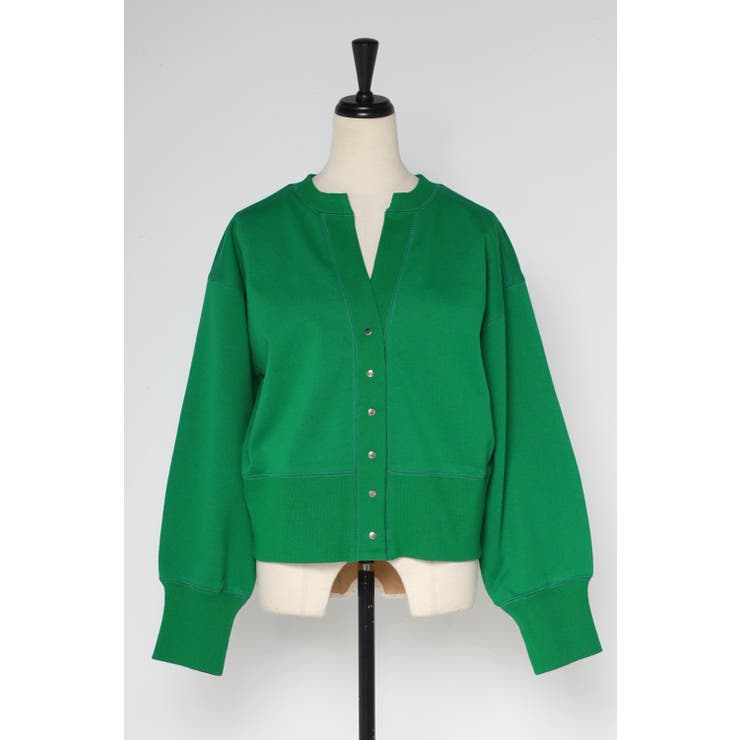 アップサイクルキーネックスナップカーディガン | BONJOUR SAGAN | 詳細画像35 