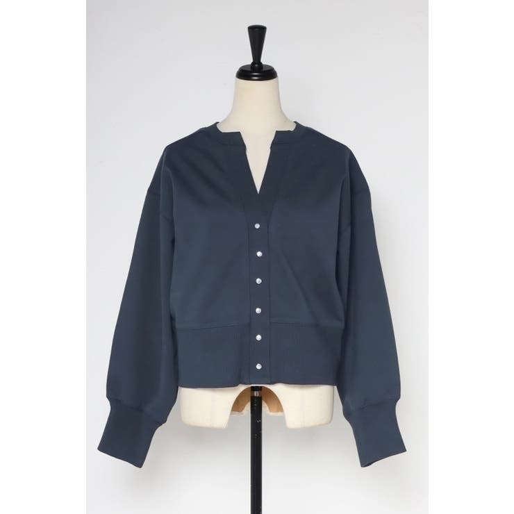 アップサイクルキーネックスナップカーディガン | BONJOUR SAGAN | 詳細画像36 