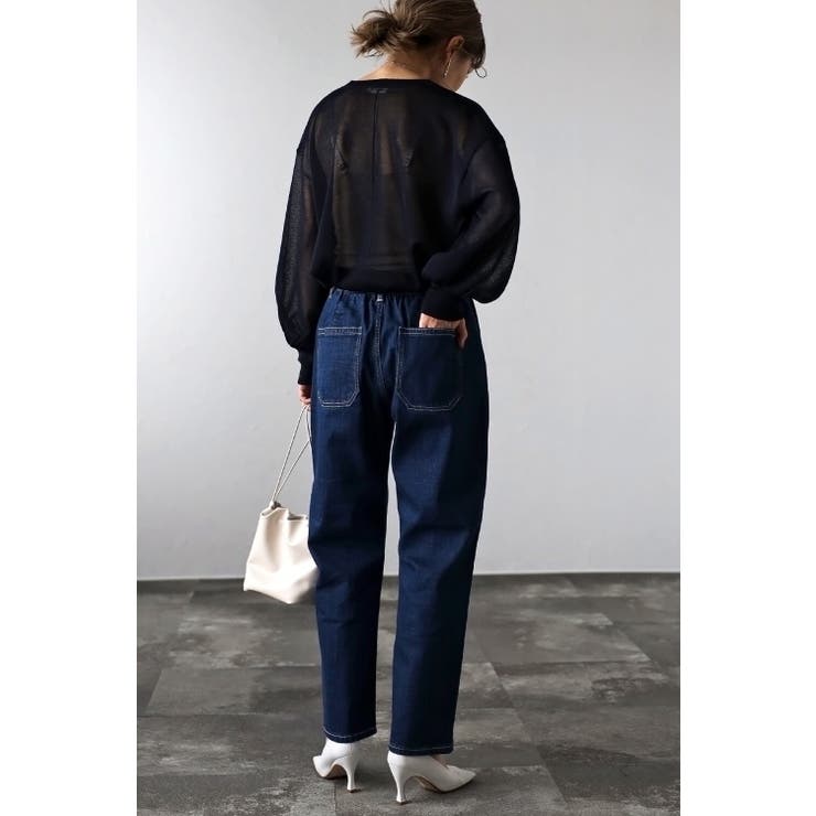 ボリュームスリーブシアーニット 77-002463 | BONJOUR SAGAN | 詳細画像14 