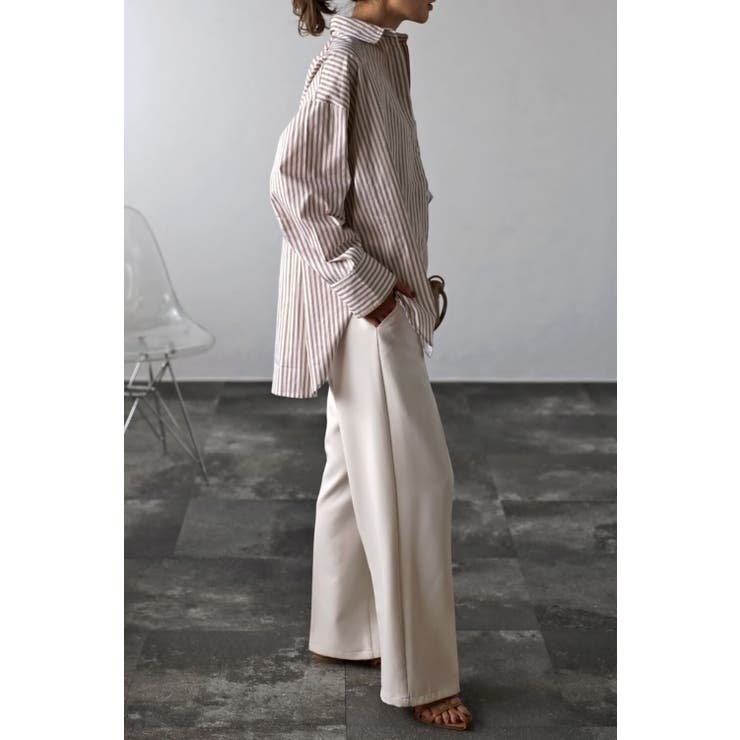 コットンストライプポケットシャツ 77-002474 | BONJOUR SAGAN | 詳細画像25 