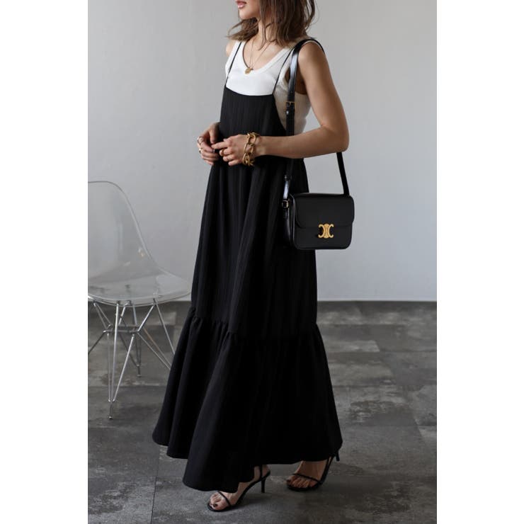 シャドーストライプキャミワンピース 77-002519 | BONJOUR SAGAN | 詳細画像16 