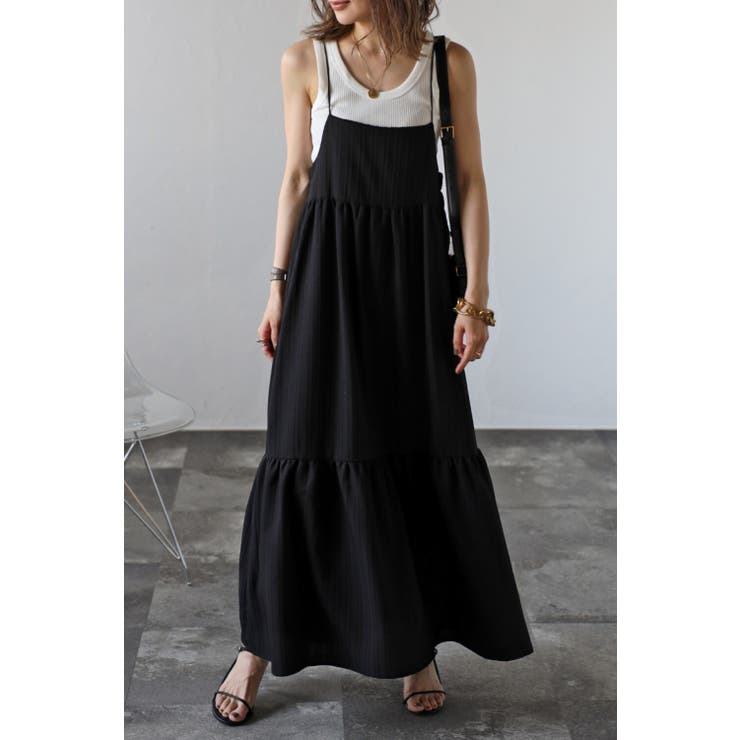 シャドーストライプキャミワンピース 77-002519 | BONJOUR SAGAN | 詳細画像20 