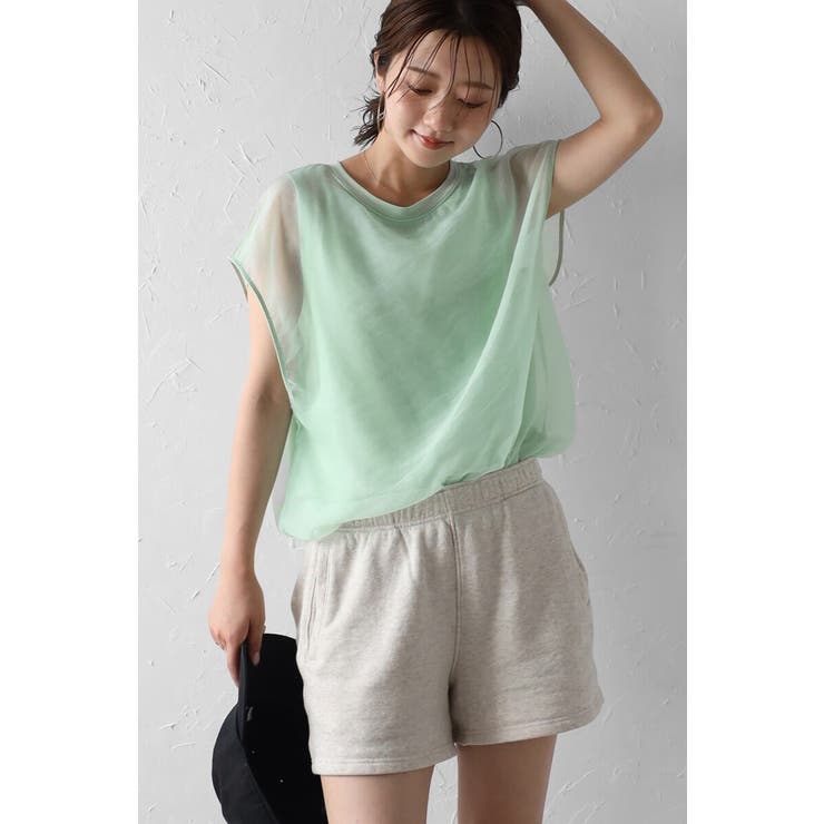 MINT | レイヤードシアーフレンチプルオーバー 77-002648 | BONJOUR SAGAN